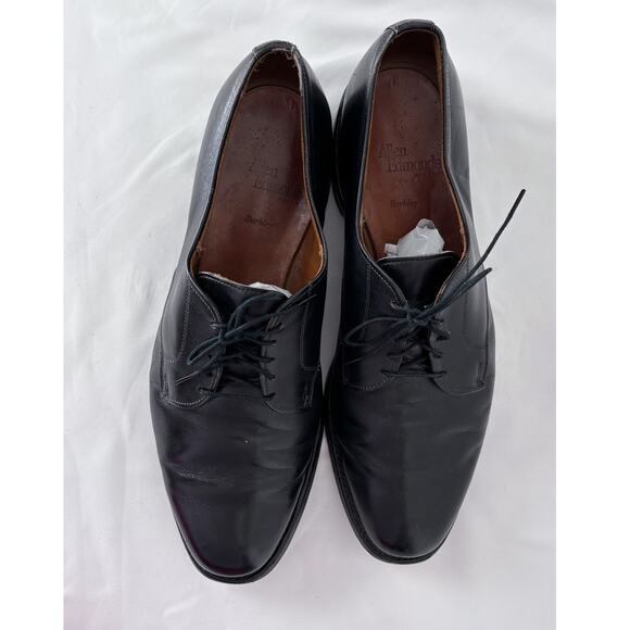 Allen Edmonds Bristol Black Leather Plain Toe Derby Dress Shoes Mens Size 12 main image 7